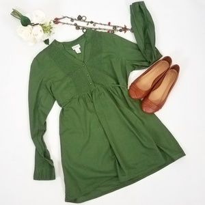 🌼 Motherhood Maternity Green Tunic